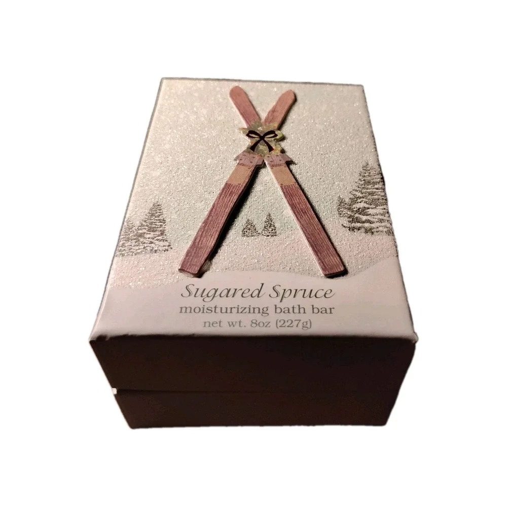 Sugared Spruce Moisturizing Bath Bar Soap CST 8oz Bar w/ Gift Box Alpine Ski NOB